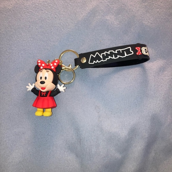 Accessories - Minnie Mouse Keychain/Bag Charm with Red Dress